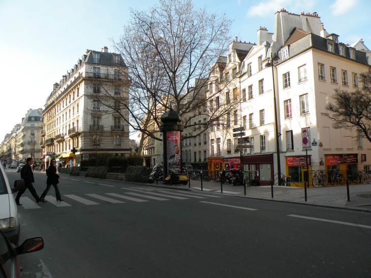  quartier pittoresque de la rue Saint-Victor